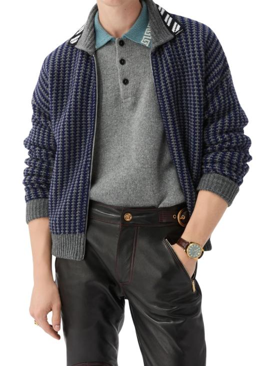 26FW 베르사체 니트웨어 1026545 1A19052 Blue - VERSACE