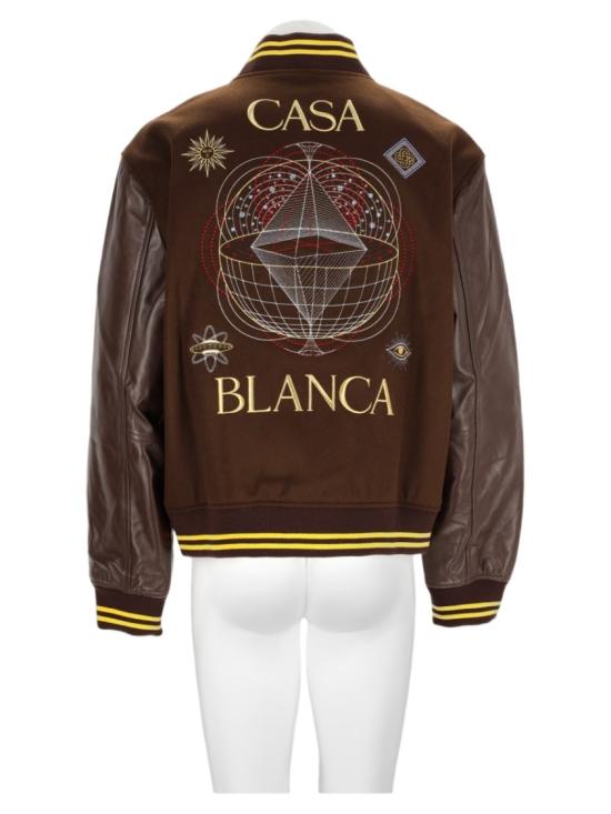 26FW 카사블랑카 자켓 M AW26 OT 258 01CELESTIALPYRAMID Black - CASABLANCA
