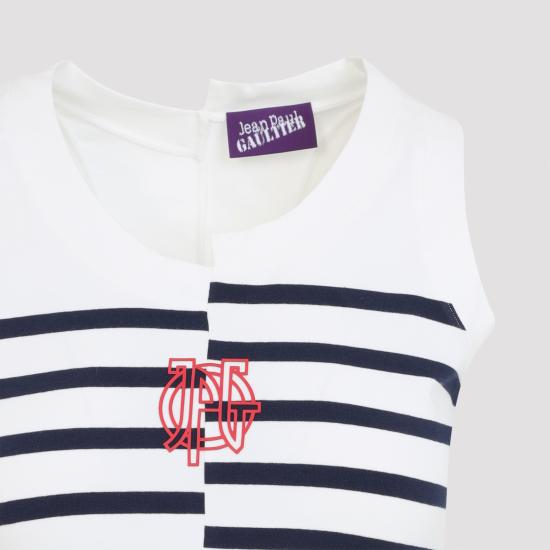 26FW 장 폴 고티에 탑 2604WTO475J064 0159 WHITE NAVY - JEAN PAUL GAULTIER