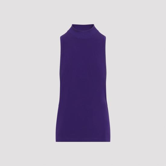 26FW 베르사체 탑 1026950 1A18639 1LJ40 DEEP PURPLE