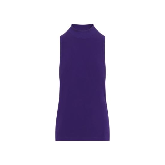 26FW 베르사체 탑 1026950 1A18639 1LJ40 DEEP PURPLE - VERSACE