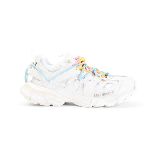26FW 발렌시아가 트랙 트레일 레이스 스니커즈 800590 WTRHK 9745 WHITE ORANGE BLU - BALENCIAGA
