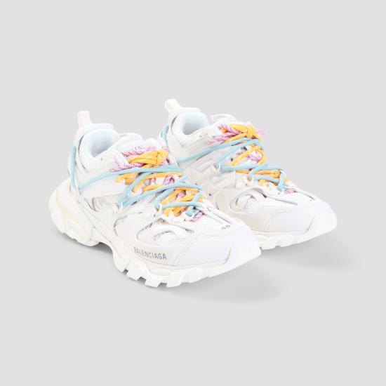 26FW 발렌시아가 트랙 트레일 레이스 스니커즈 800590 WTRHK 9745 WHITE ORANGE BLU - BALENCIAGA
