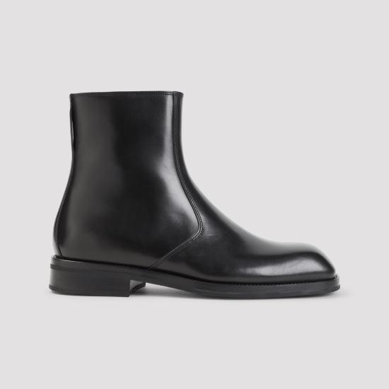26FW 르메르 지퍼 앵클 샤이니 레더 부츠 FO0236 LL0106 BK999 BLACK - LEMAIRE