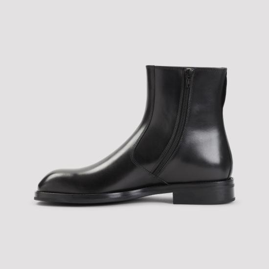 26FW 르메르 지퍼 앵클 샤이니 레더 부츠 FO0236 LL0106 BK999 BLACK - LEMAIRE