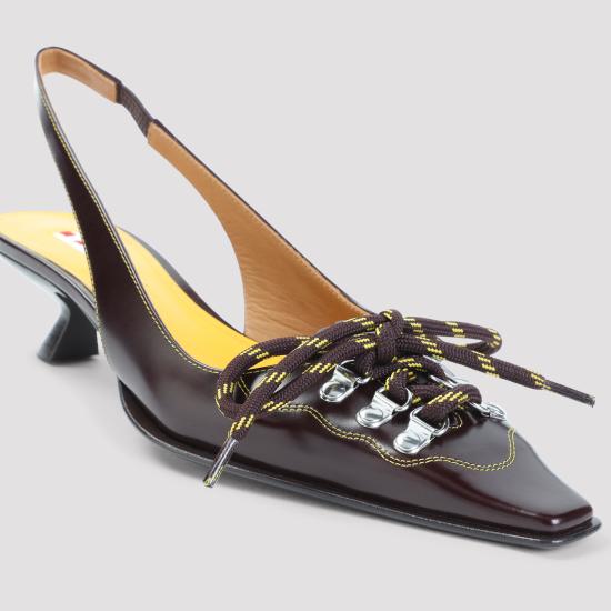 26FW 마르니 힐/펌프스 PUMS017404 P3852 ZP306 BROWN YELLOW - MARNI