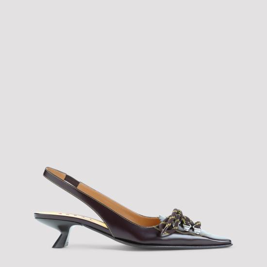 26FW 마르니 힐/펌프스 PUMS017404 P3852 ZP306 BROWN YELLOW