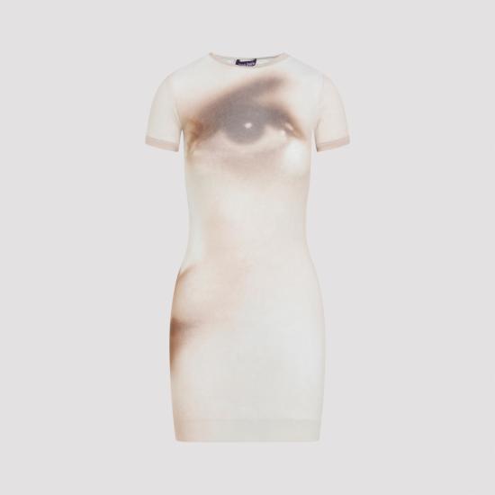 26FW 장 폴 고티에 숏 원피스 2604WDR194M032P 68 BEIGE - JEAN PAUL GAULTIER