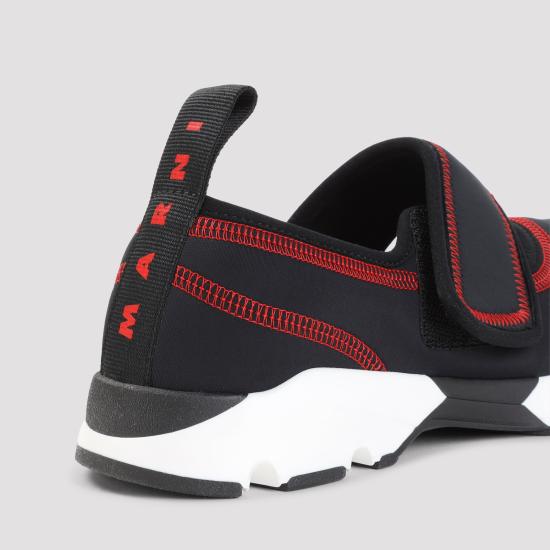 26FW 마르니 스니커즈 SNZW021302 P7928 ZO285 BLACK RED - MARNI