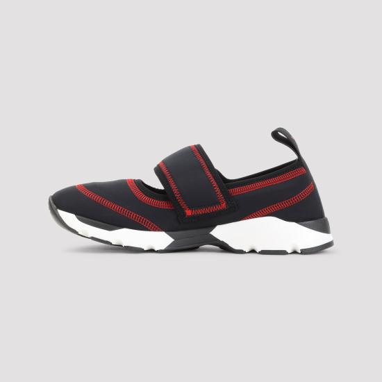 26FW 마르니 스니커즈 SNZW021302 P7928 ZO285 BLACK RED - MARNI