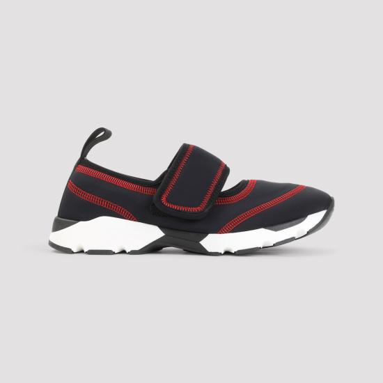 26FW 마르니 스니커즈 SNZW021302 P7928 ZO285 BLACK RED - MARNI