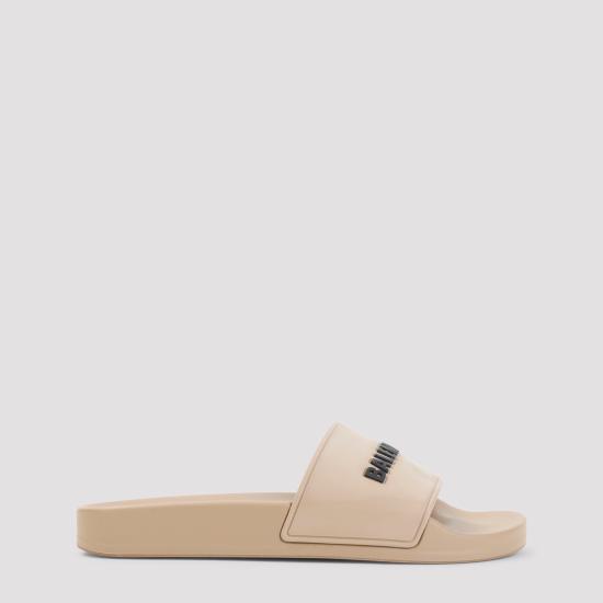 26FW 발렌시아가 풀 슬라이드 샌들 565547 W1S80 9710 BEIGE BLACK