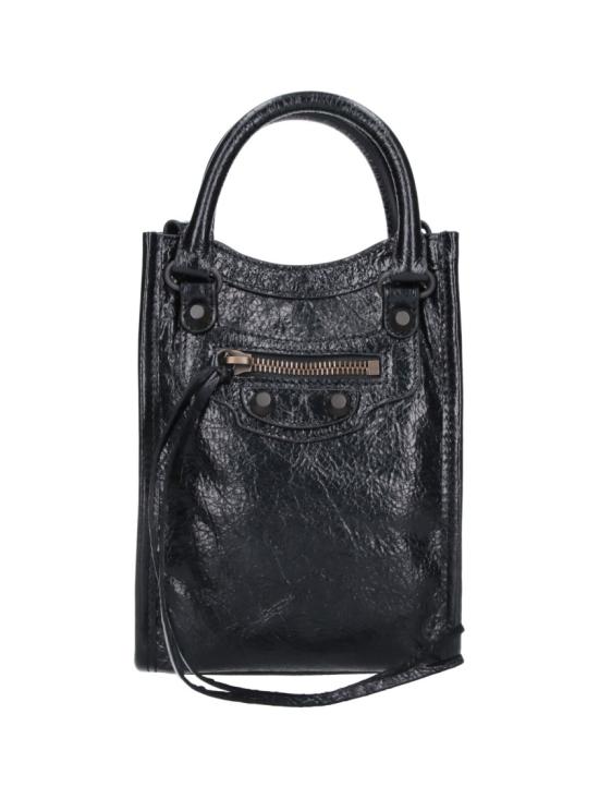 26FW 발렌시아가 르 시티 토트 폰 873426 2ABFY1000 Black