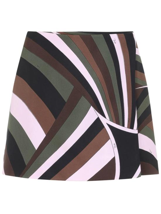 26FW 푸찌 숏 스커트 6URV35 6U751 012 KHAKI PINK