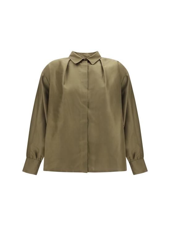 26FW 라 더블제이 셔츠 SHI0178SIL031SOLID GR14 GREEN