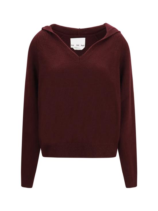 26FW 사 수 파이 스웨터 W26667 0550 BORDEAUX