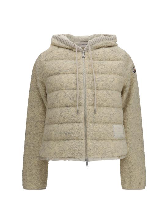 26FW 몽클레어 테디 패딩 집업 후디 L20938G0003489BI4 061 BEIGE