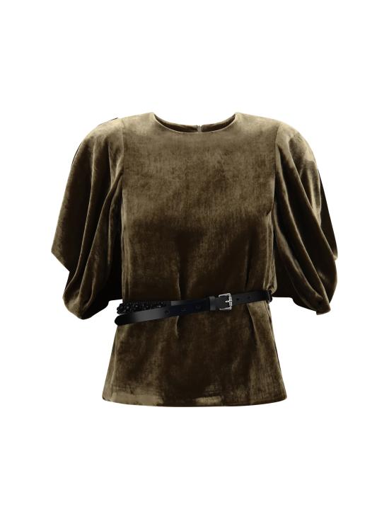 26FW 파로쉬 반팔 티셔츠 D313386 064 BROWN