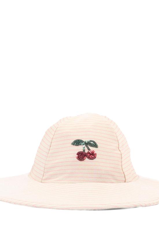 26SS [키즈] 콩제 슬래드 모자 KS104858 ROSE STRIPE PINK - KONGES SLOEJD