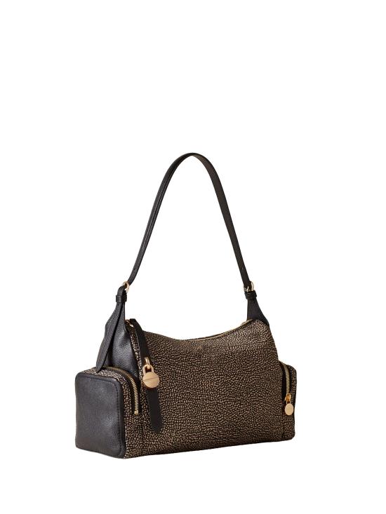 26FW 보르보네제 토트백 91010197 0189X11 OP NATURALE NERO - BORBONESE