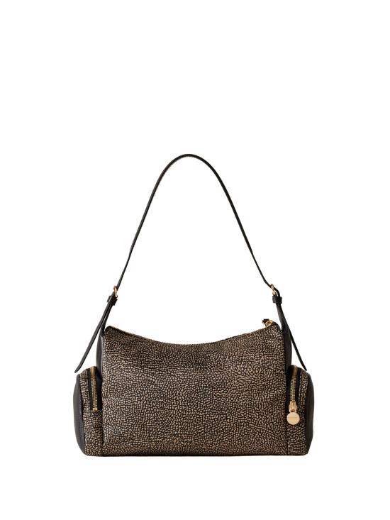 26FW 보르보네제 토트백 91010197 0189X11 OP NATURALE NERO - BORBONESE