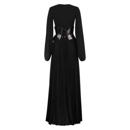 26FW 엘리자베타프랜치 롱 원피스 ABR1566E2 BLACK - ELISABETTA FRANCHI