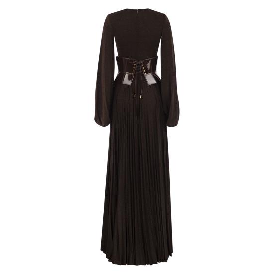 26FW 엘리자베타프랜치 롱 원피스 ABR1566E2 CHOCOLATE - ELISABETTA FRANCHI