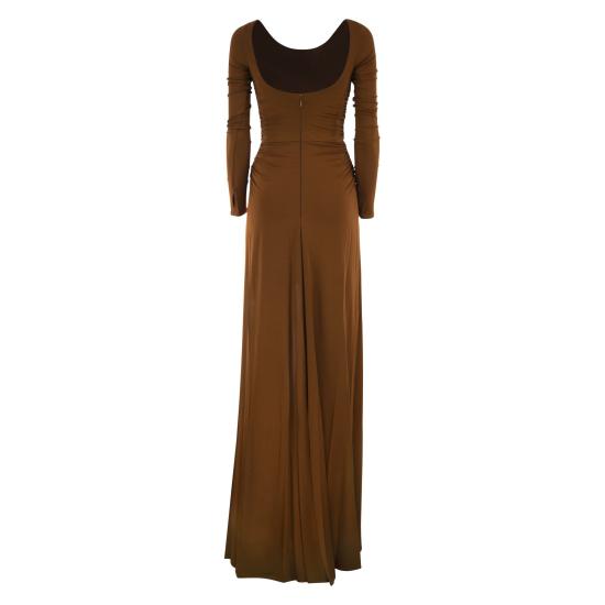 26FW 엘리자베타프랜치 롱 원피스 ABR3567E2 COGNAC - ELISABETTA FRANCHI