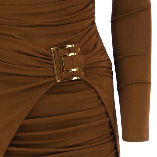 26FW 엘리자베타프랜치 롱 원피스 ABR3567E2 COGNAC - ELISABETTA FRANCHI