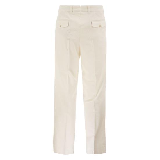 26FW 보스 스트레이트 팬츠 50572054 WHITE - BOSS