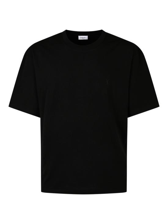 26FW 생로랑 반팔 티셔츠 A001EE Y38FG1000 NOIR - SAINT LAURENT