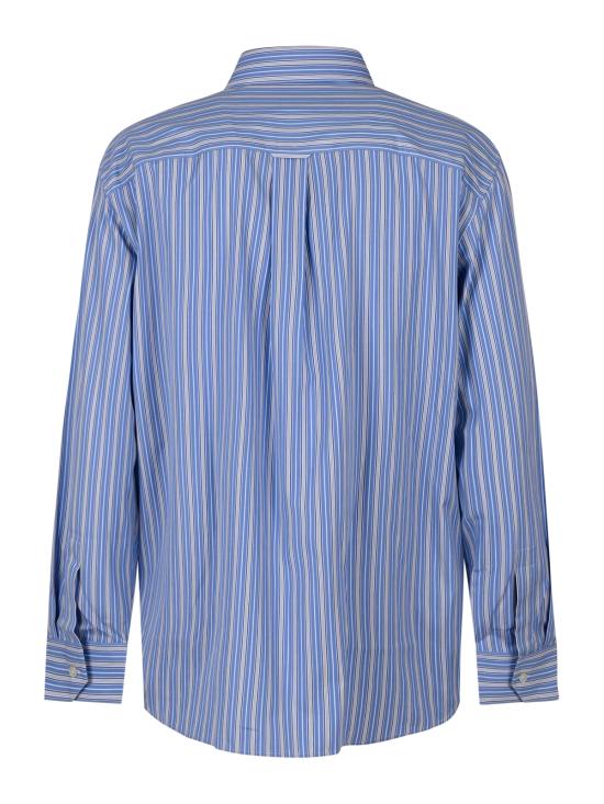 26FW 생로랑 긴팔 셔츠 A001QB Y2O084272 BLEU CRAIE NOIR - SAINT LAURENT