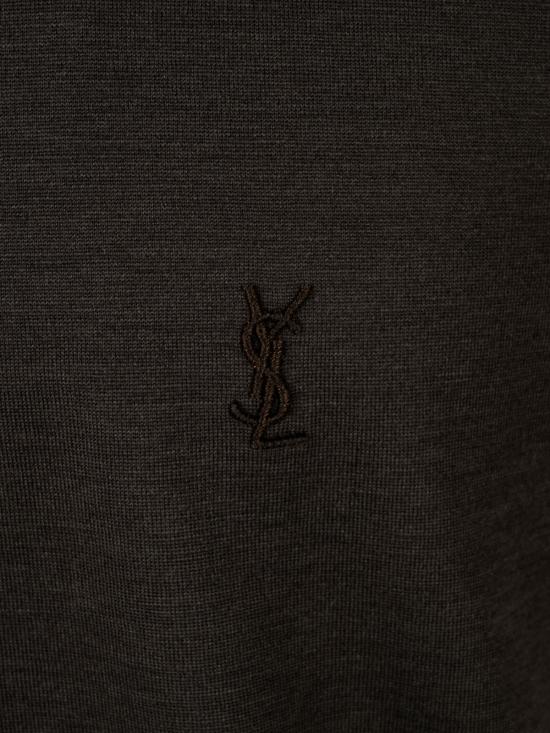 26FW 생로랑 반팔 티셔츠 A001DG Y38FI2043 EBENE - SAINT LAURENT