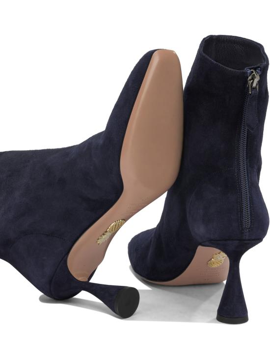 26FW 아쿠아주라 부츠 아모레 75mm  및 앵클  블루 - AQUAZZURA