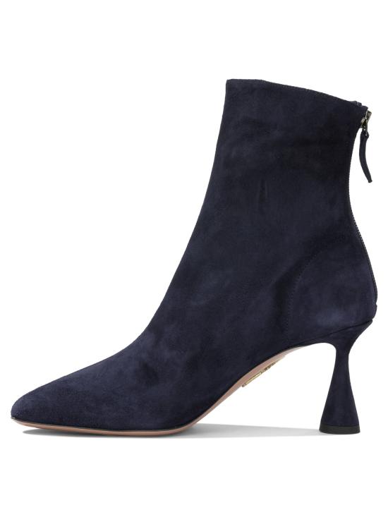 26FW 아쿠아주라 부츠 아모레 75mm  및 앵클  블루 - AQUAZZURA