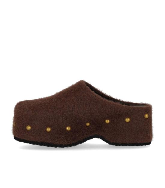 26FW 미스 올리비아 뮬/슬리퍼 CAROLA A11 36 Brown - MISS OLIVIA