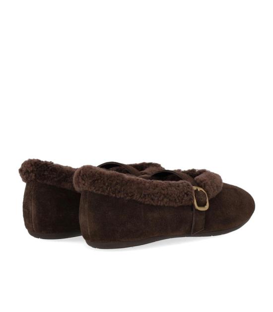 26FW 미스 올리비아 플랫 슈즈 LOU A1 36 Brown - MISS OLIVIA