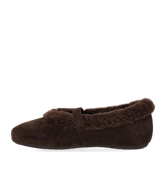 26FW 미스 올리비아 플랫 슈즈 LOU A1 36 Brown - MISS OLIVIA