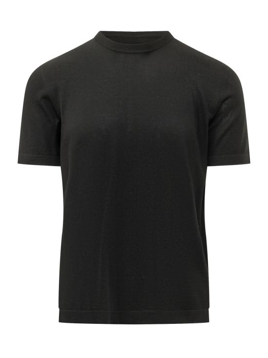 26FW 에르메네질도제냐 반팔 티셔츠 UI15M9A4TSH K09 001 NERO