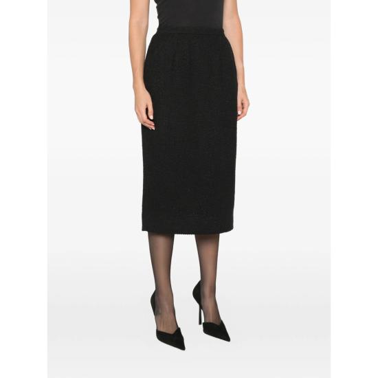 26FW 돌체앤가바나 스커트 F4DG9T FUTB2 N0000 BLACK - DOLCE & GABBANA