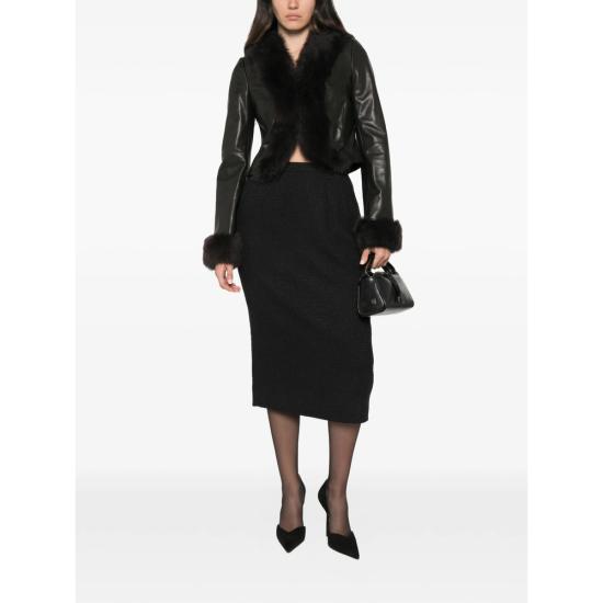 26FW 돌체앤가바나 스커트 F4DG9T FUTB2 N0000 BLACK - DOLCE & GABBANA