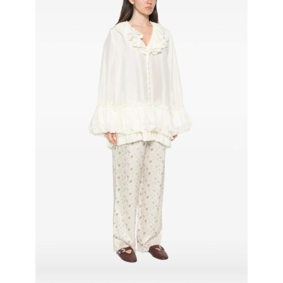 26FW 가니 탑 A1140039 135 WHITE - GANNI