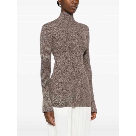 26FW 스포트막스 니트웨어 SPXBOUQUET 081F 008 BROWN - SPORTMAX