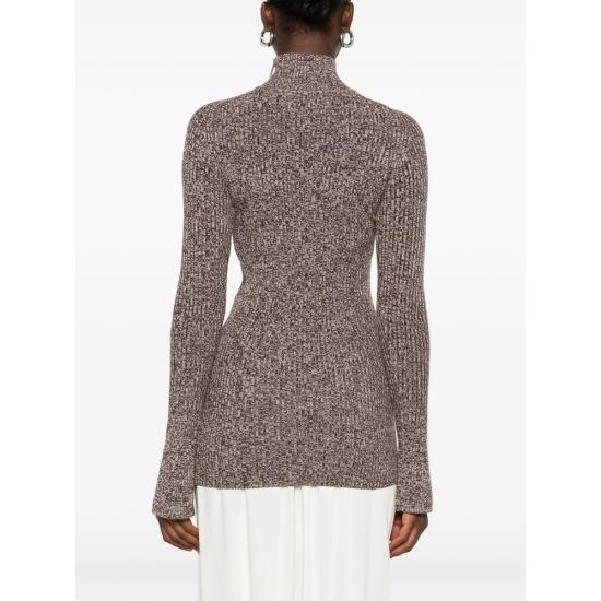 26FW 스포트막스 니트웨어 SPXBOUQUET 081F 008 BROWN - SPORTMAX
