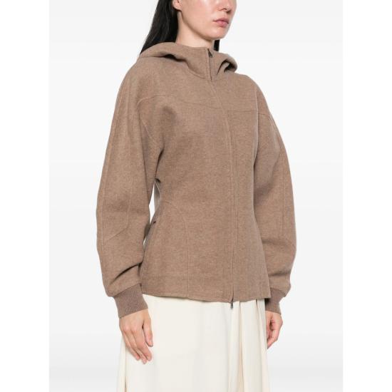 26FW 막스마라 후드 티셔츠 MXSFILTRO 273F 001 BROWN - MAX MARA