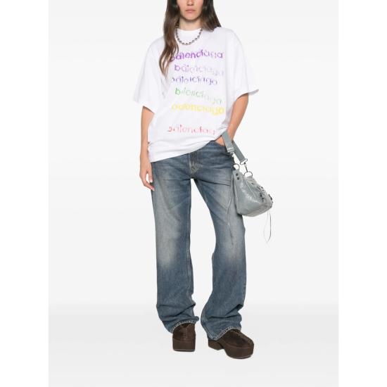 26FW 발렌시아가 탑 871733 TVVK9 9000 WHITE - BALENCIAGA