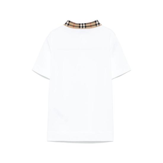 26FW [키즈] 버버리 폴로 셔츠 8105571 KB5 JOHANE A1464 WHITE - BURBERRY