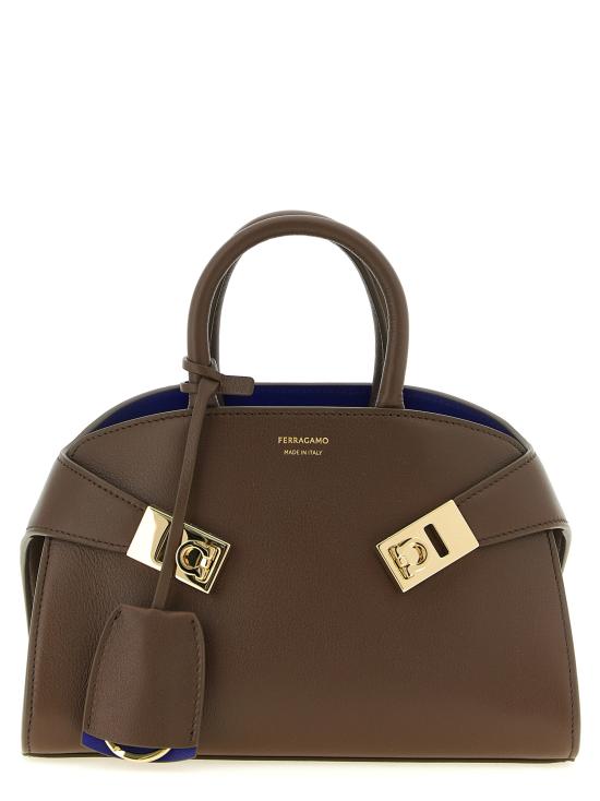 26FW 살바토레 페라가모 토트백 781703CLAYLAPIS Brown