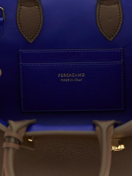 26FW 살바토레 페라가모 토트백 781703CLAYLAPIS Brown - SALVATORE FERRAGAMO