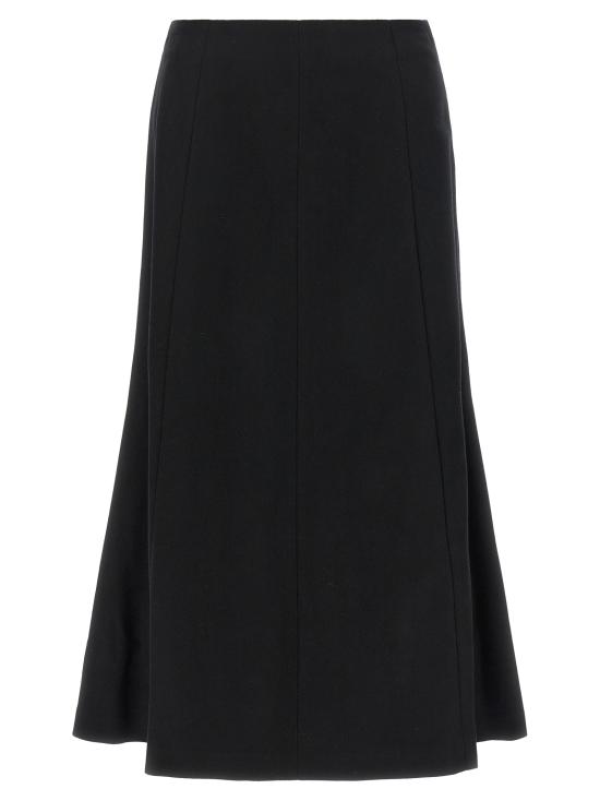 26FW 더 레이티스트 미디 스커트 TLW09009W0234ABTPT0002 Black